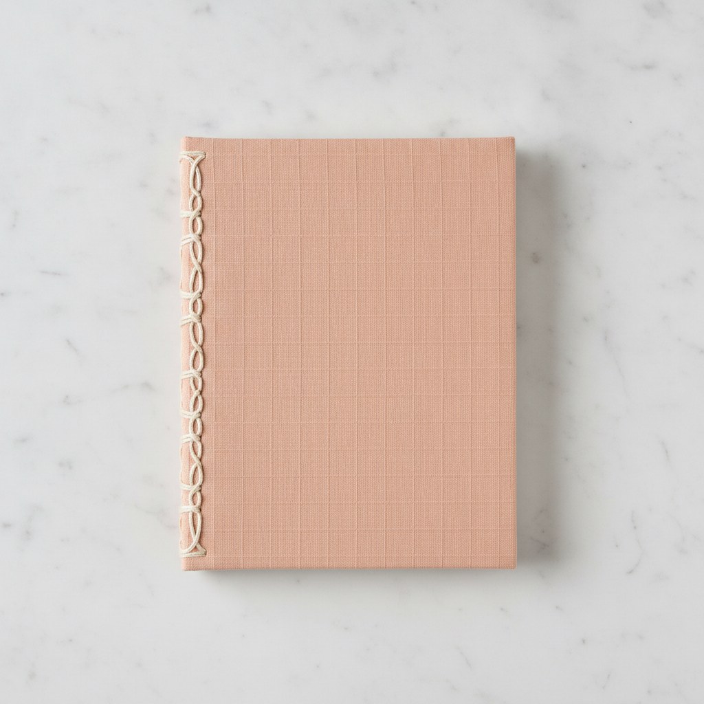 El yapımı defter — Kareli kapak