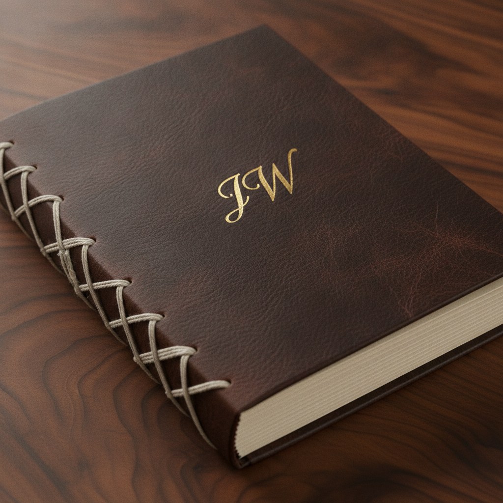El yapımı defter — Premium Deri kapak